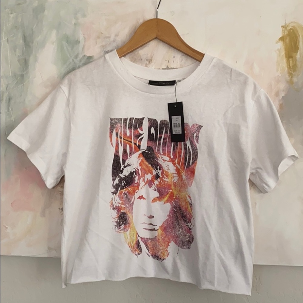 NWT Topshop band tee size M
